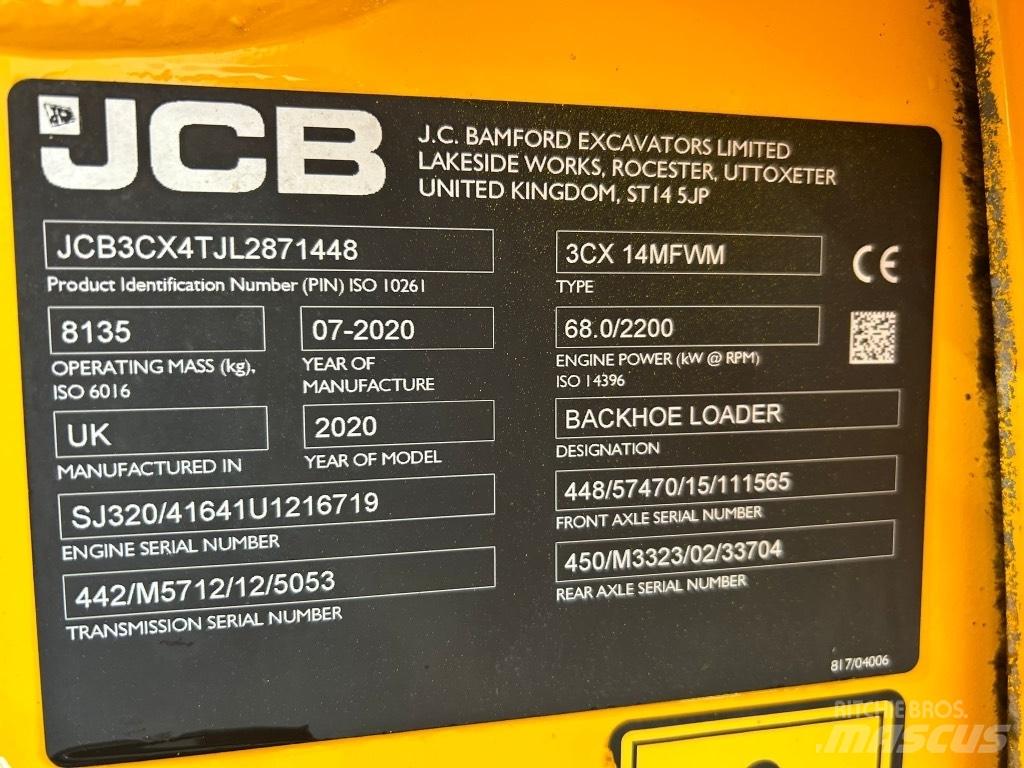 JCB 3CX Air Con Grävlastare