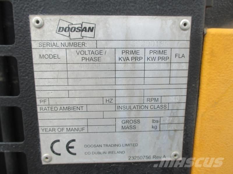 Doosan G 20 Dieselgeneratorer