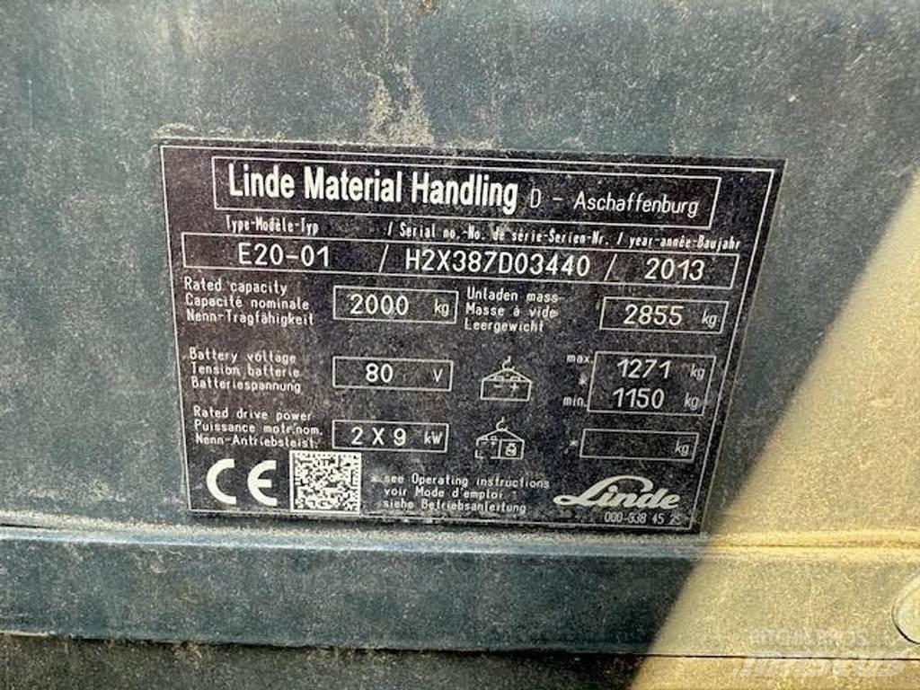 Linde E20-01 Övriga motviktstruckar