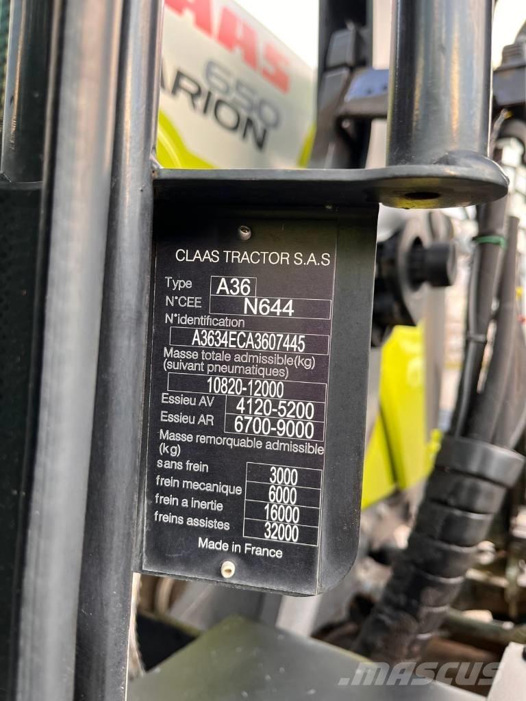 CLAAS ARION 650 Traktorer
