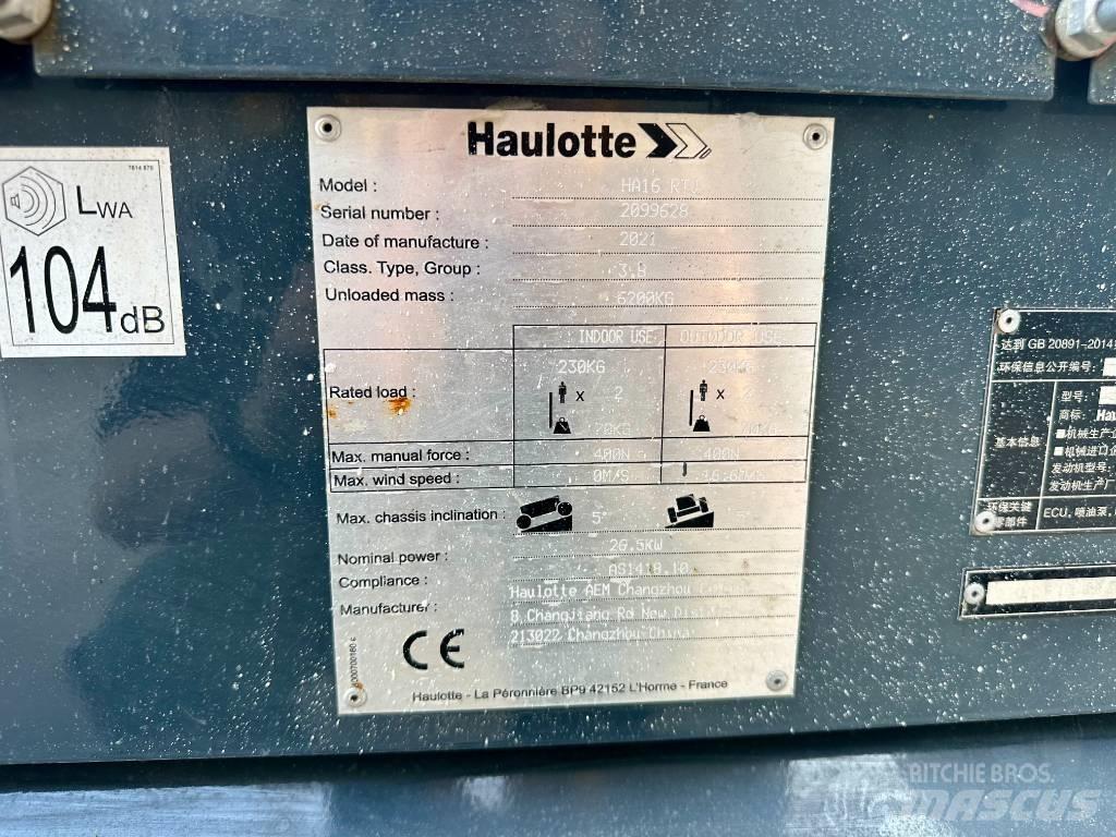 Haulotte HA16RTJ Bomliftar