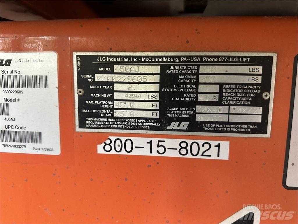 JLG 450 AJ Bomliftar