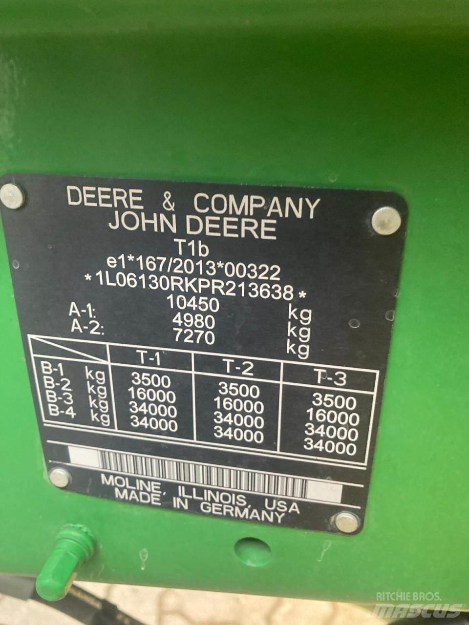 John Deere 6R 130 Traktorer