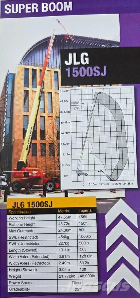 JLG 1500 SJ Teleskop bomliftar