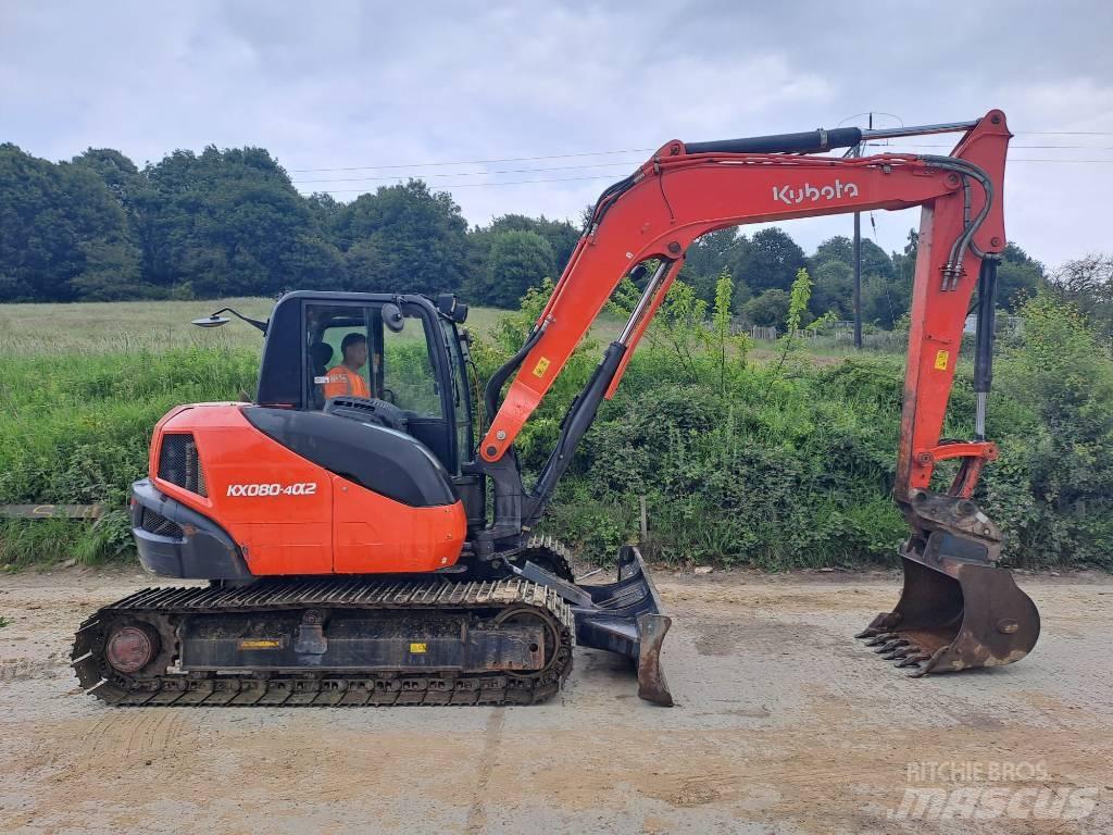 Kubota KX 080-4 Midigrävmaskiner 7t - 12t