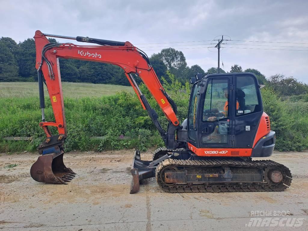 Kubota KX 080-4 Midigrävmaskiner 7t - 12t