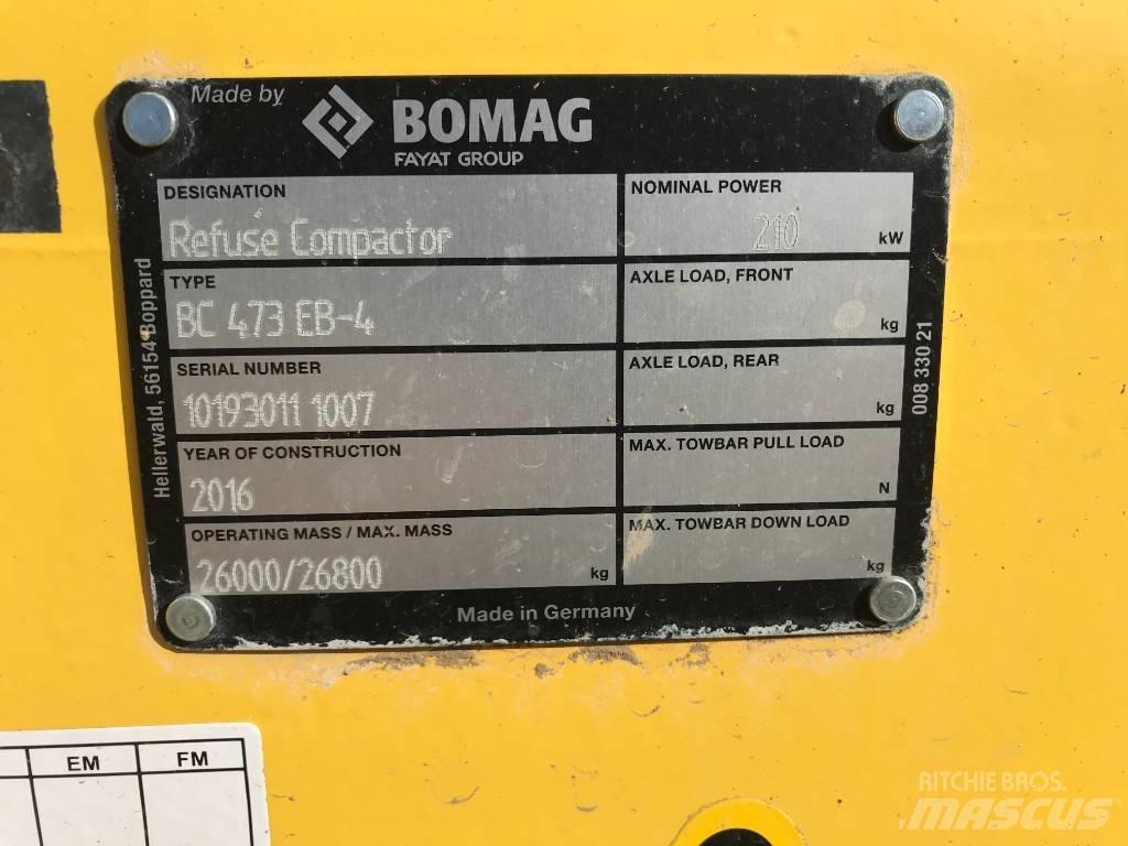 Bomag BC473EB-4 Envalsvältar
