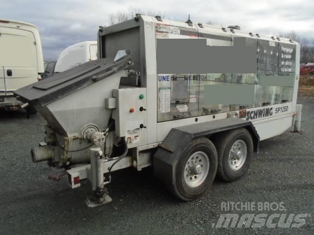 Schwing SP 1250 Lastbilar med betongpump