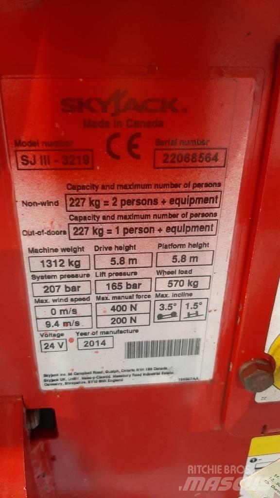 SkyJack SJIII 3219 Saxliftar