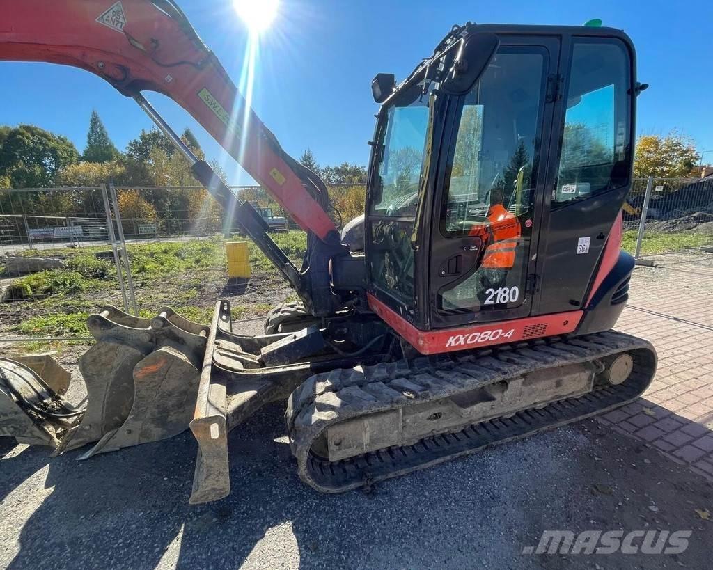 Kubota KX-080-4 Minigrävare < 7t