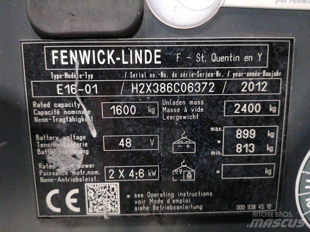 Linde E16 Elmotviktstruckar