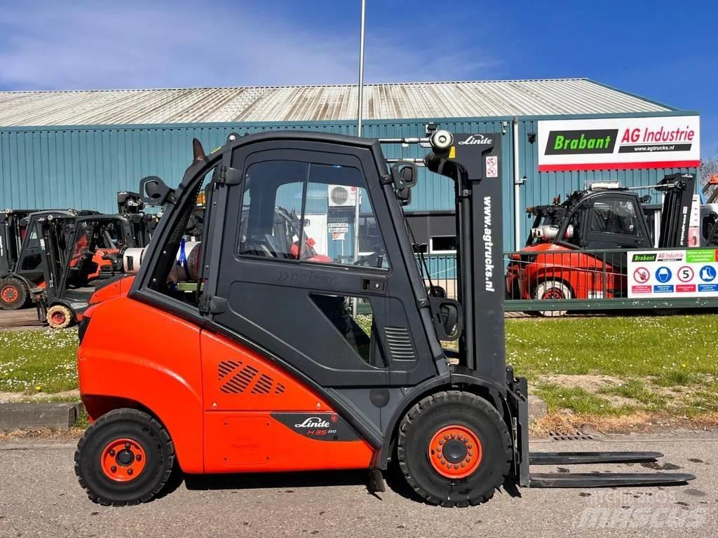 Linde H35T-02 Gasolmotviktstruckar