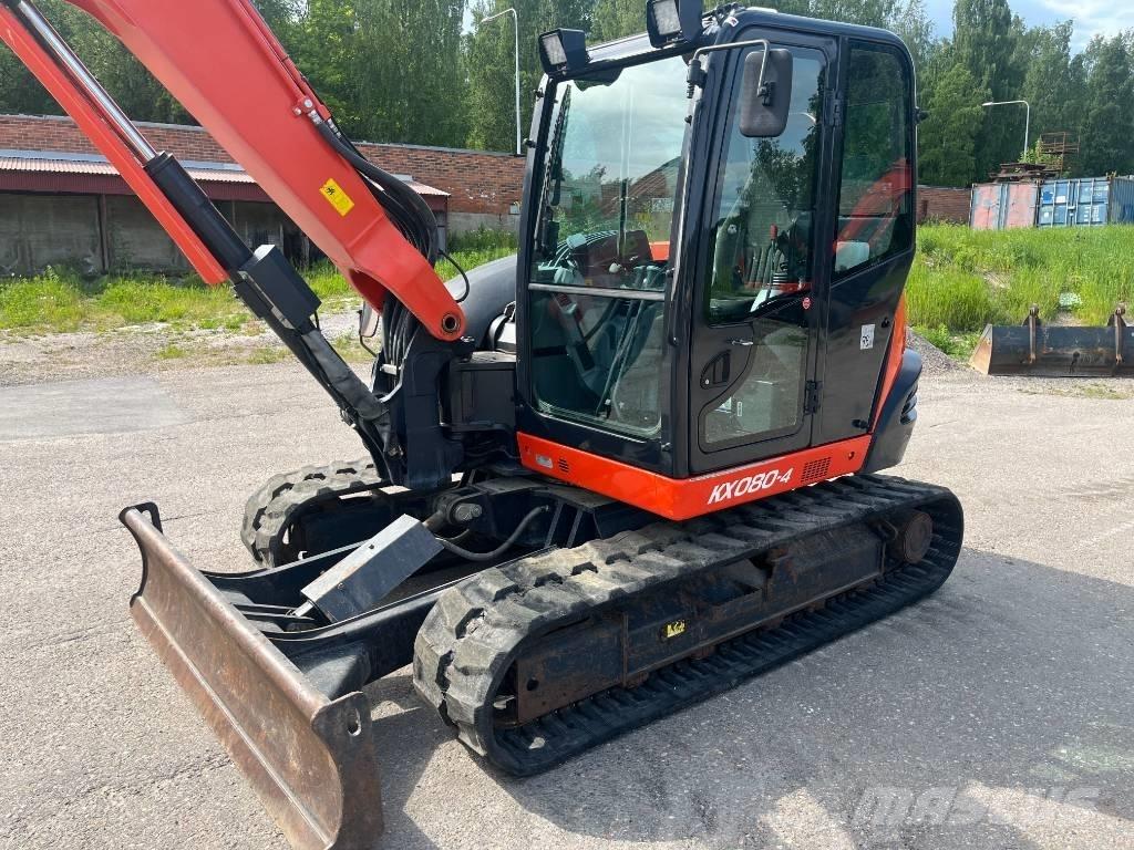 Kubota KX 080 Midigrävmaskiner 7t - 12t