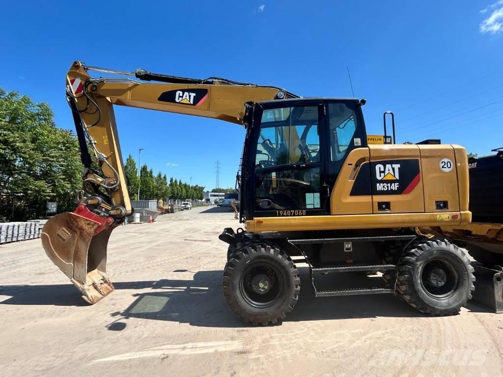 CAT M 314 F Hjulgrävare
