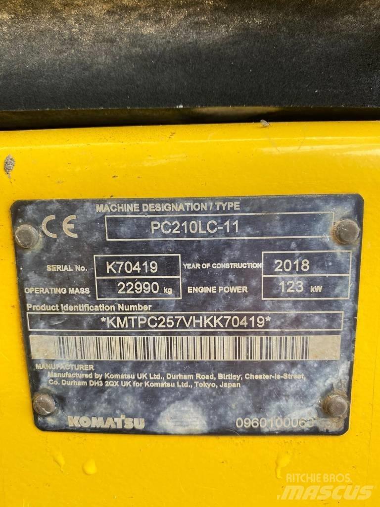 Komatsu PC 210 LC Bandgrävare