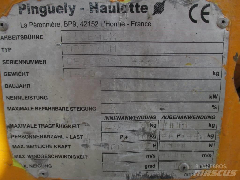 Haulotte Optimum  8 Saxliftar