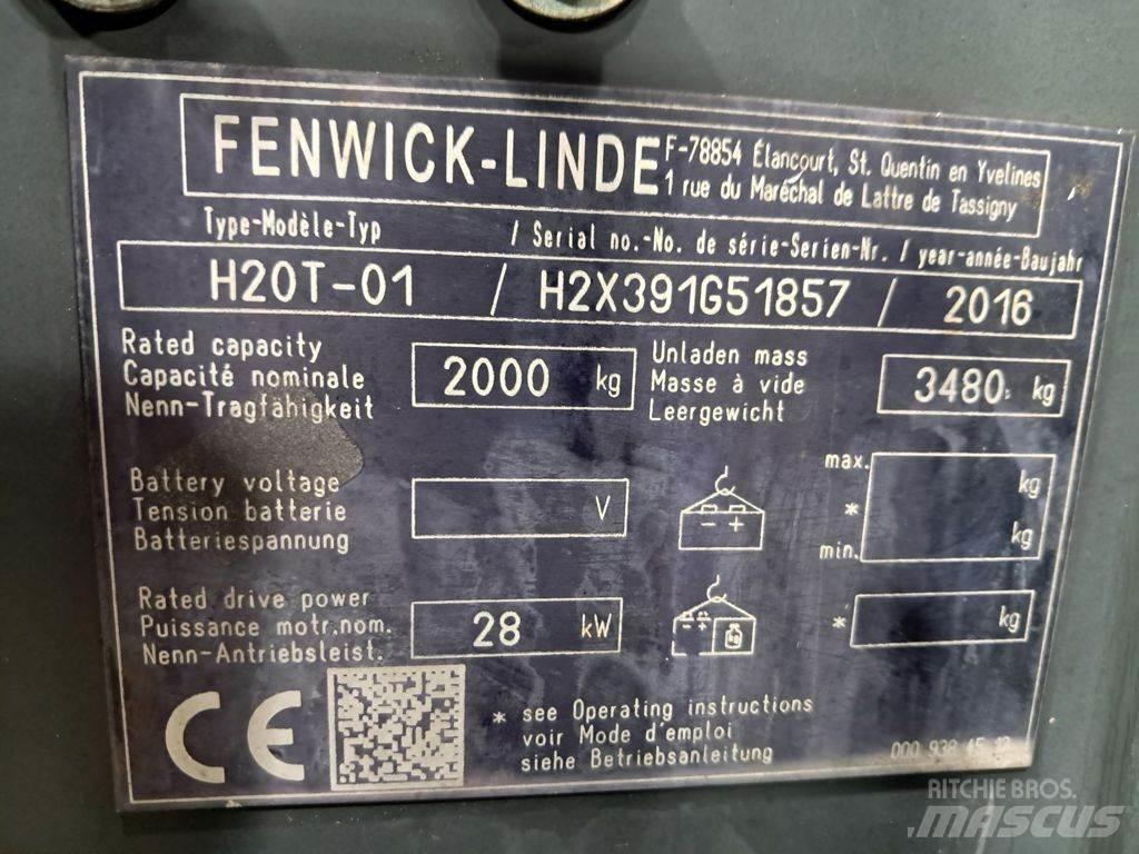 Linde H20T-01 Gasolmotviktstruckar