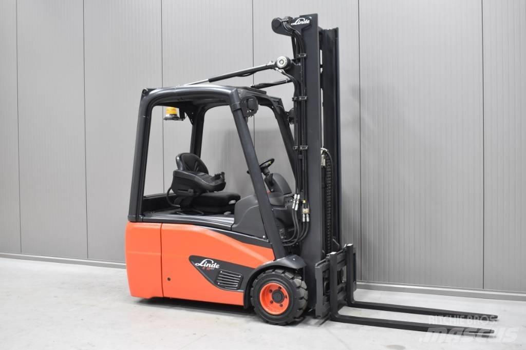 Linde E 18 - 02 Elmotviktstruckar