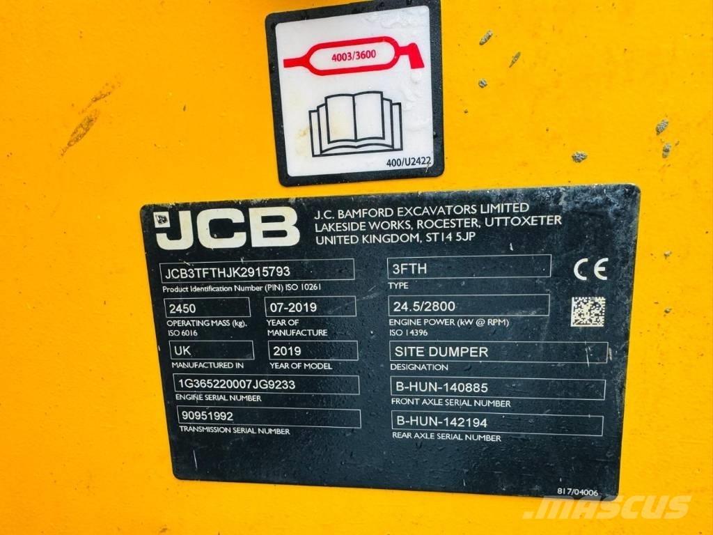 JCB 3 FTH Minidumprar
