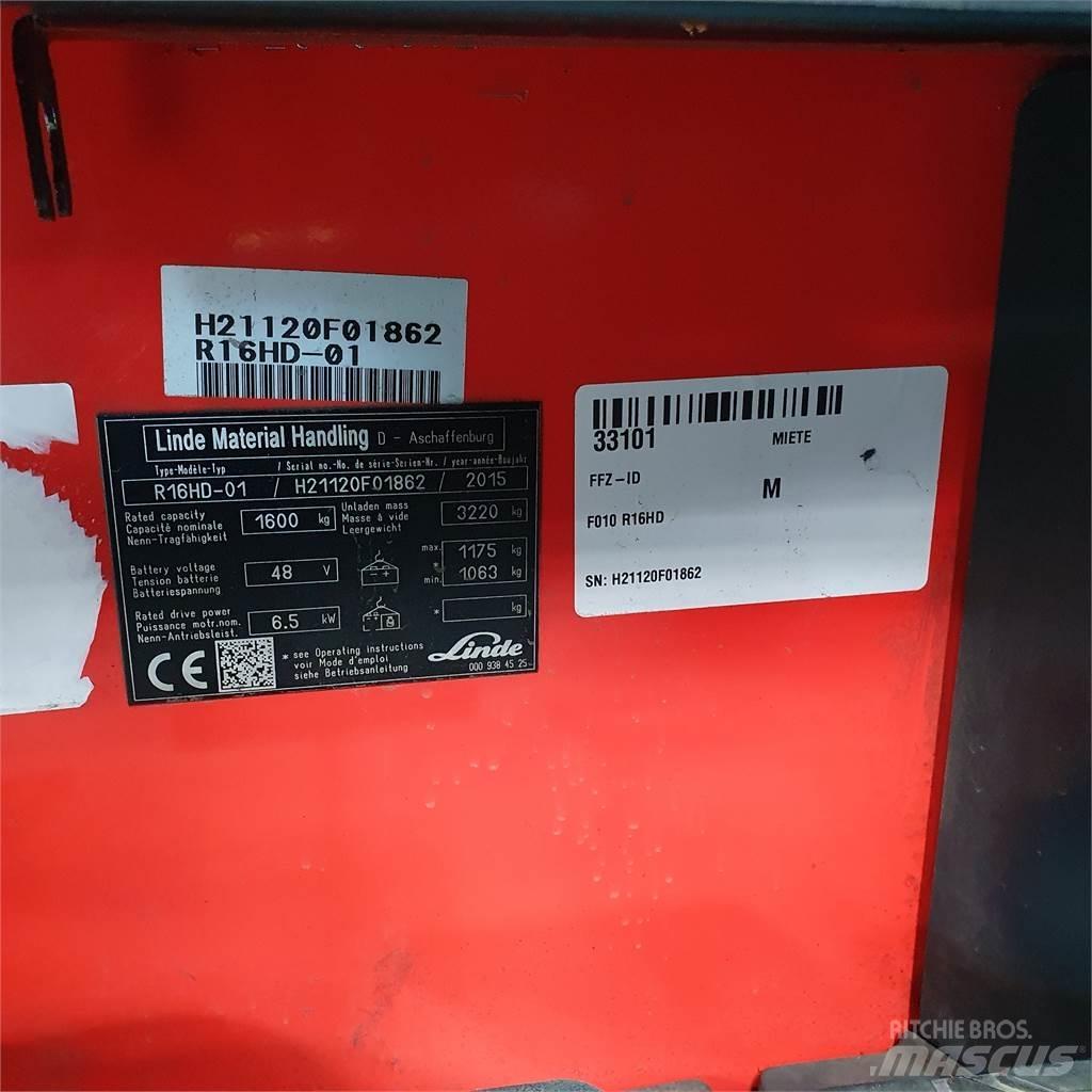 Linde R16HD Skjutstativtruck