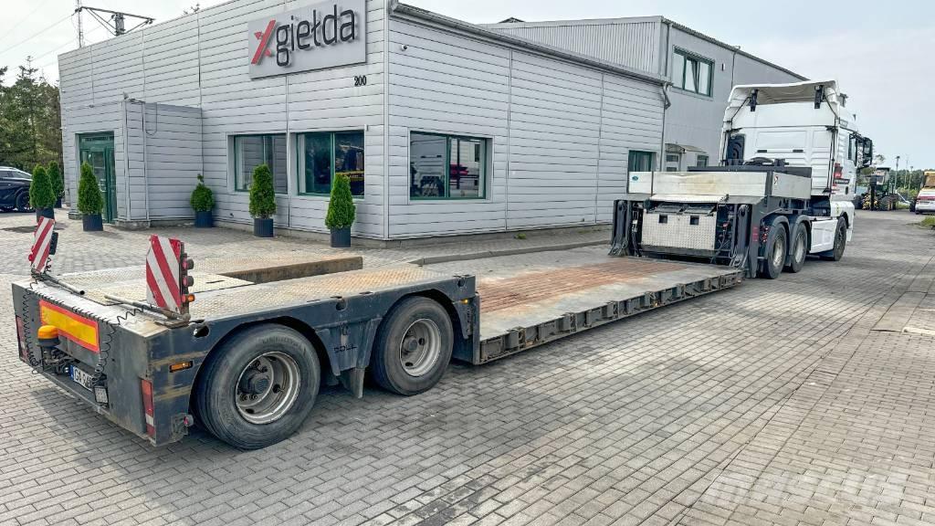 Doll T2H Låg lastande semi trailer