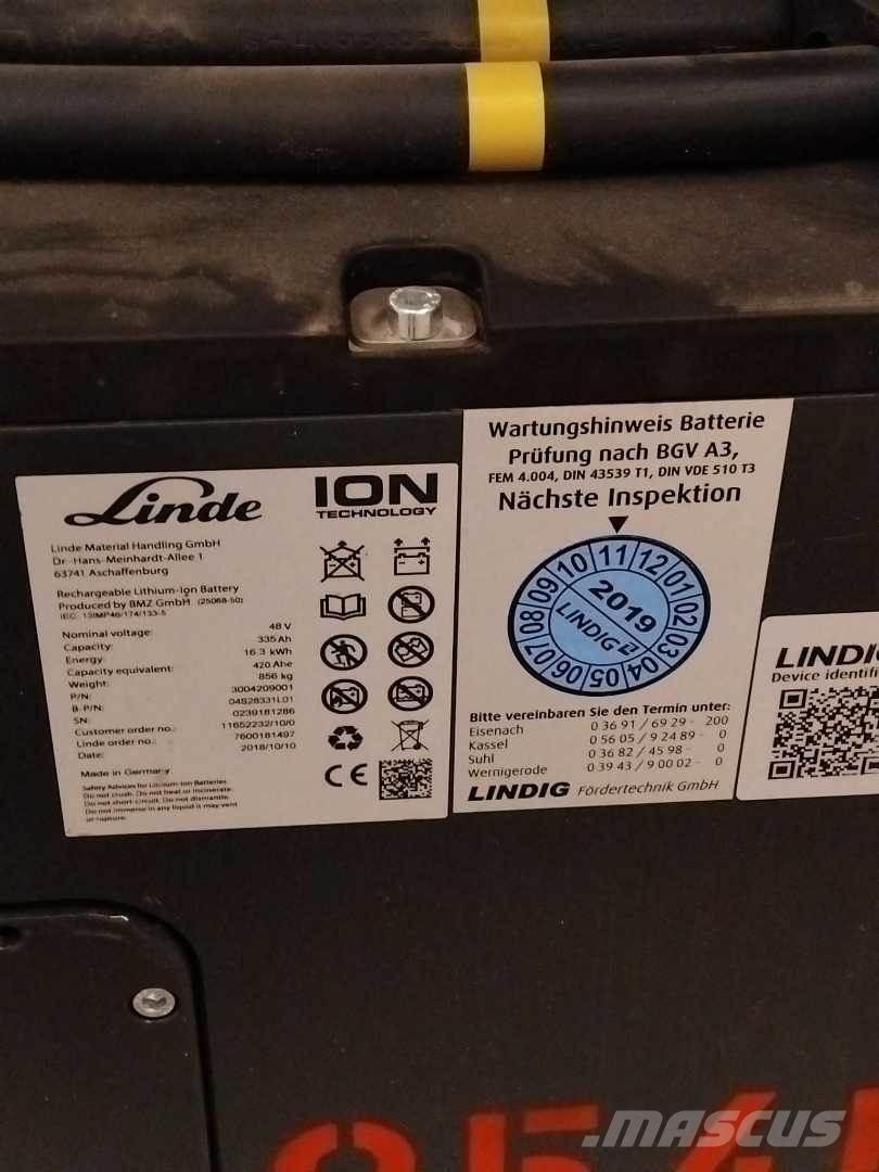 Linde E16 ION Elmotviktstruckar
