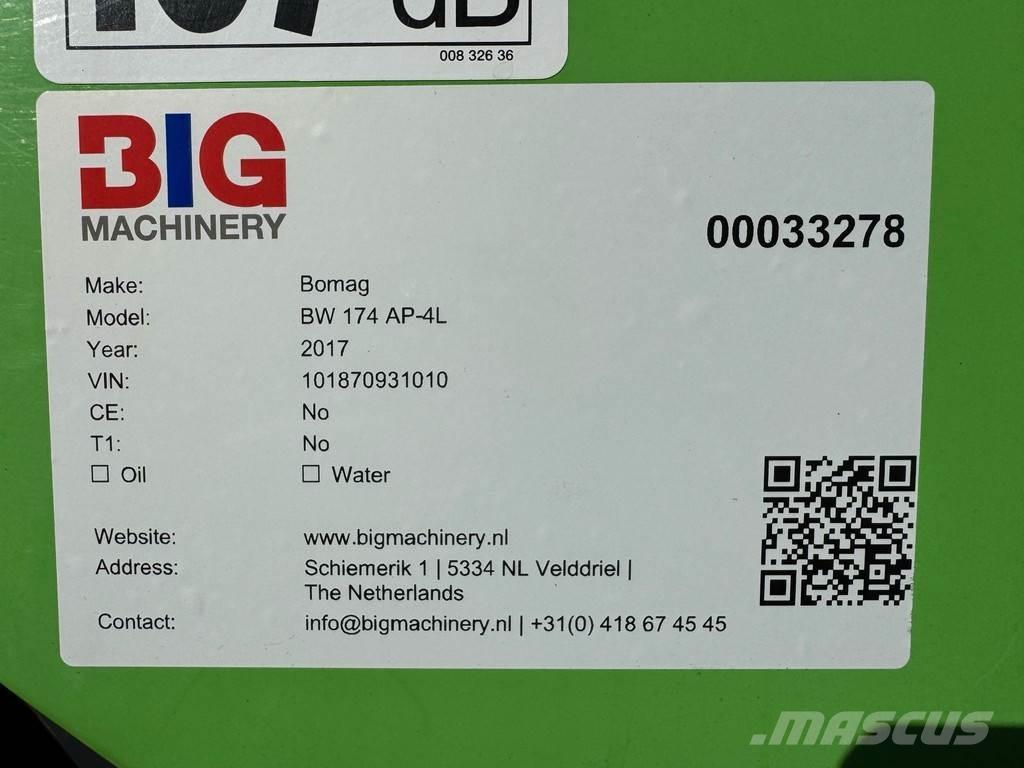 Bomag BW174 AP-4i Tvåvalsvältar