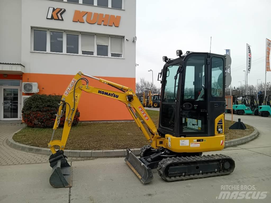 Komatsu PC 16 R-3HS Minigrävare < 7t
