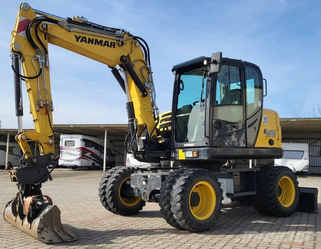 Yanmar B 95 W Hjulgrävare