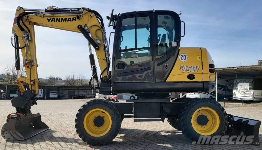 Yanmar B 95 W Hjulgrävare