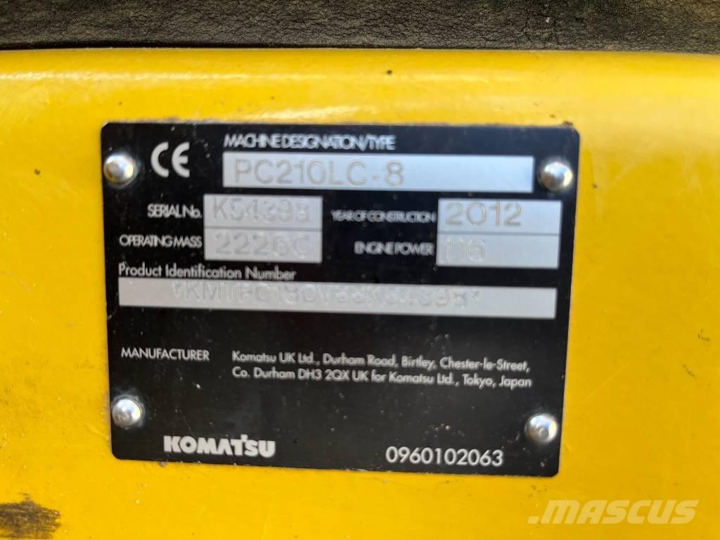 Komatsu PC 210 LC-8 Bandgrävare