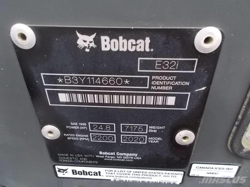 Bobcat E32i Minigrävare < 7t
