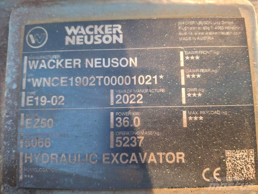 Wacker Neuson EZ50 Bandgrävare