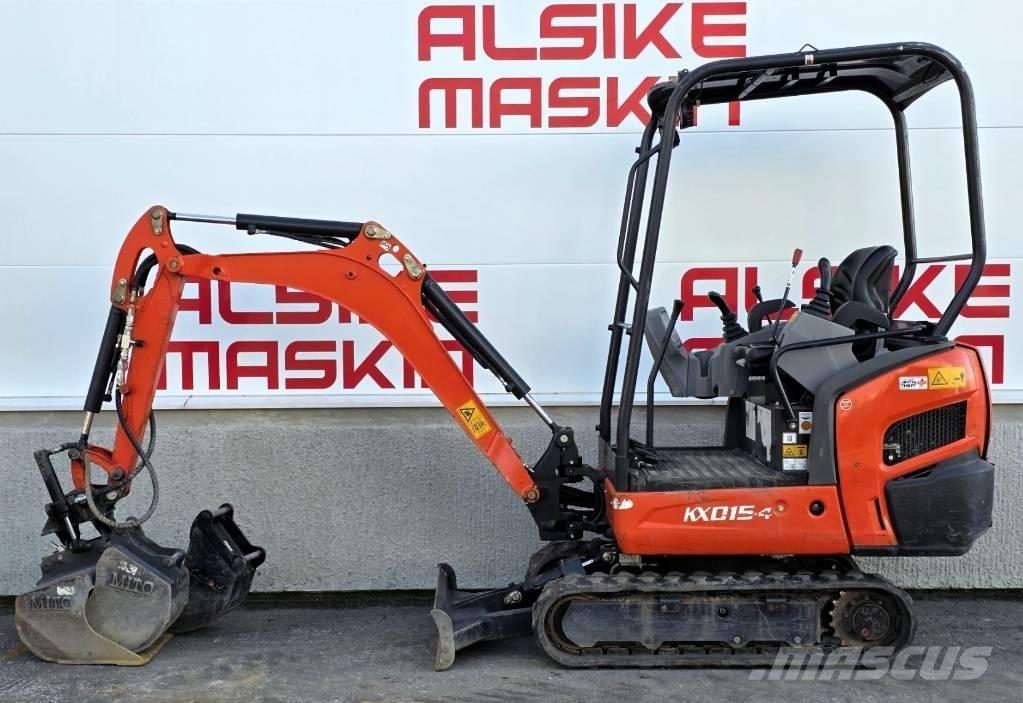 Kubota KX 015-4 Minigrävare < 7t