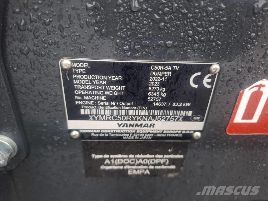 Yanmar C 50 R-5A Banddumprar