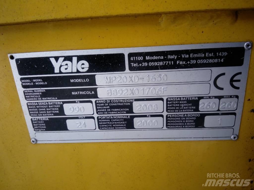 Yale MP 20 XD Låglyftare med plattform