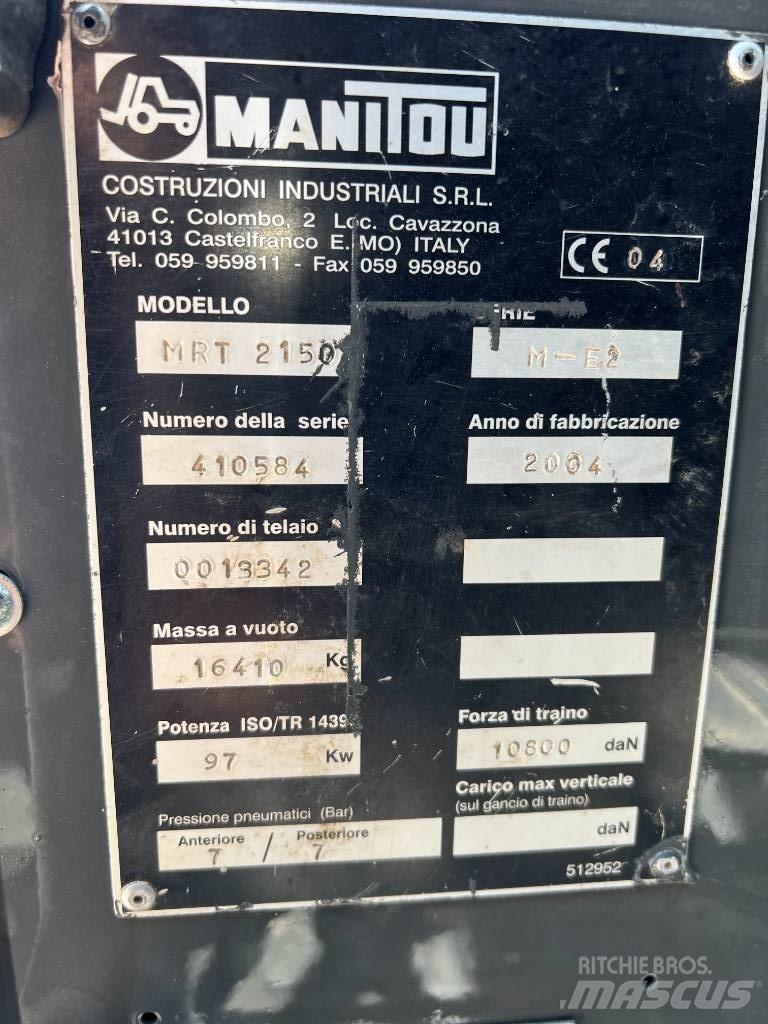 Manitou MRT 2150 Teleskoplastare