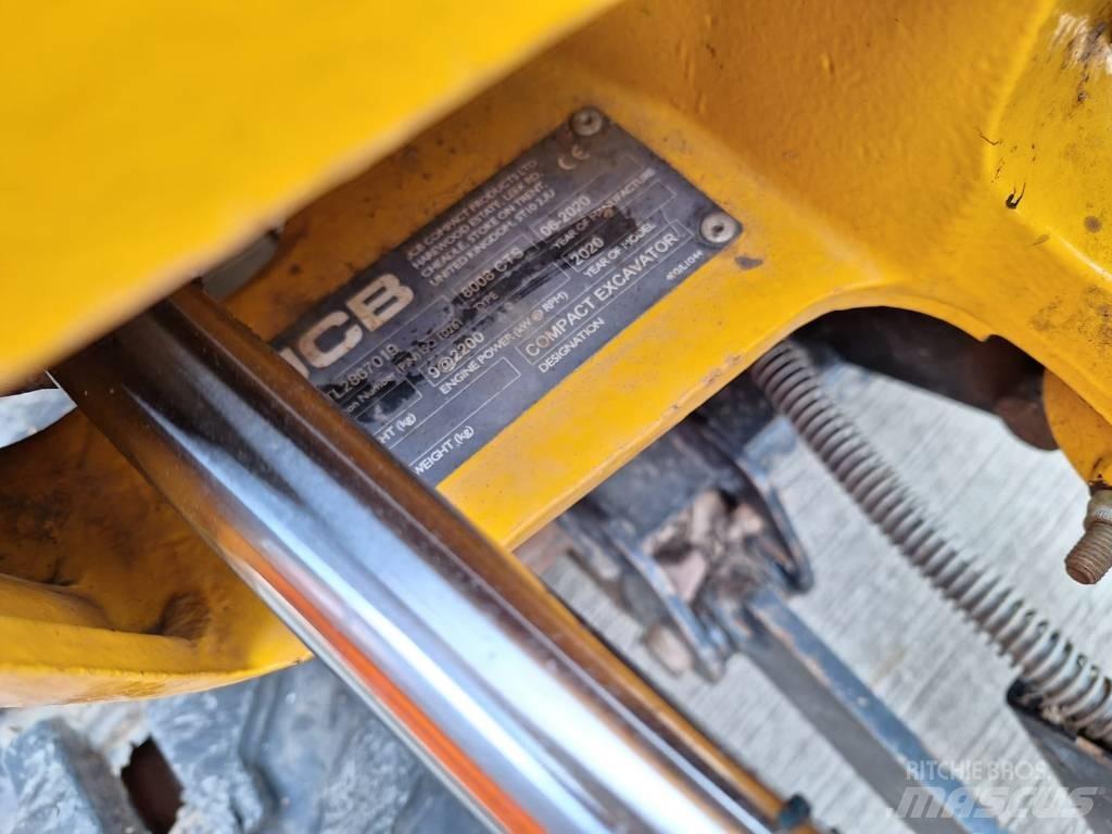 JCB 8008 Minigrävare < 7t