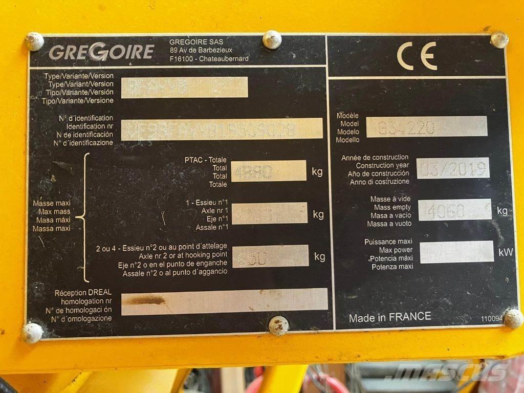 Gregoire G3.220 Druvskördare