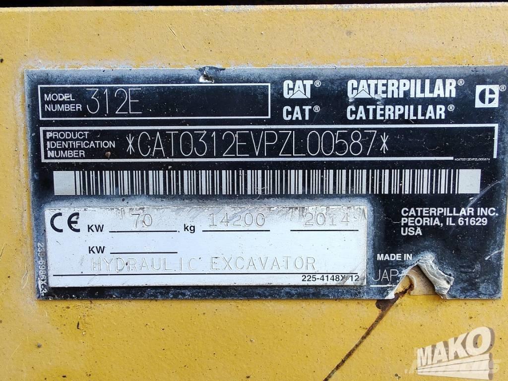 CAT 312 E Bandgrävare
