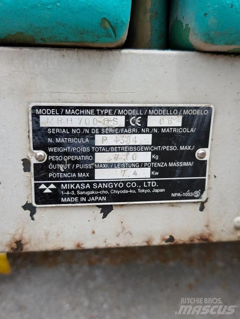 Mikasa MRH 700 DS Jordkompaktorer