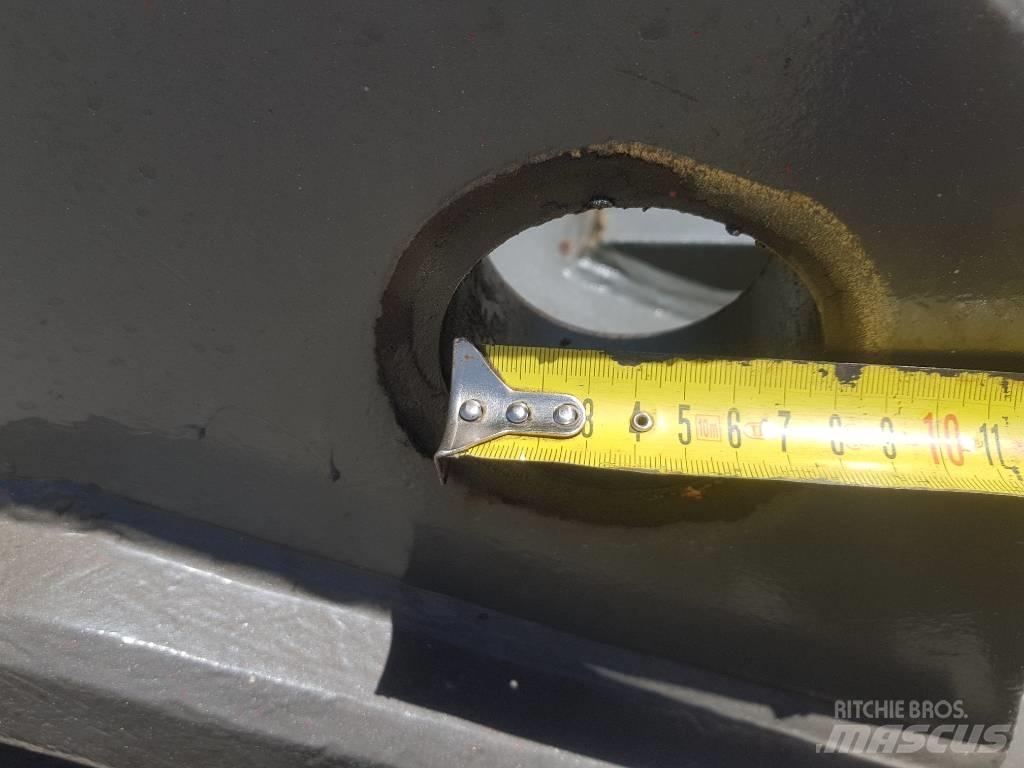 Eurosteel 80mm pins Redskapsfäste/ adaptrar