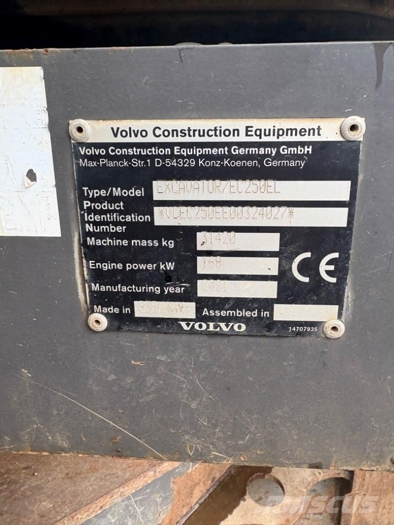 Volvo EC 250 EL Bandgrävare