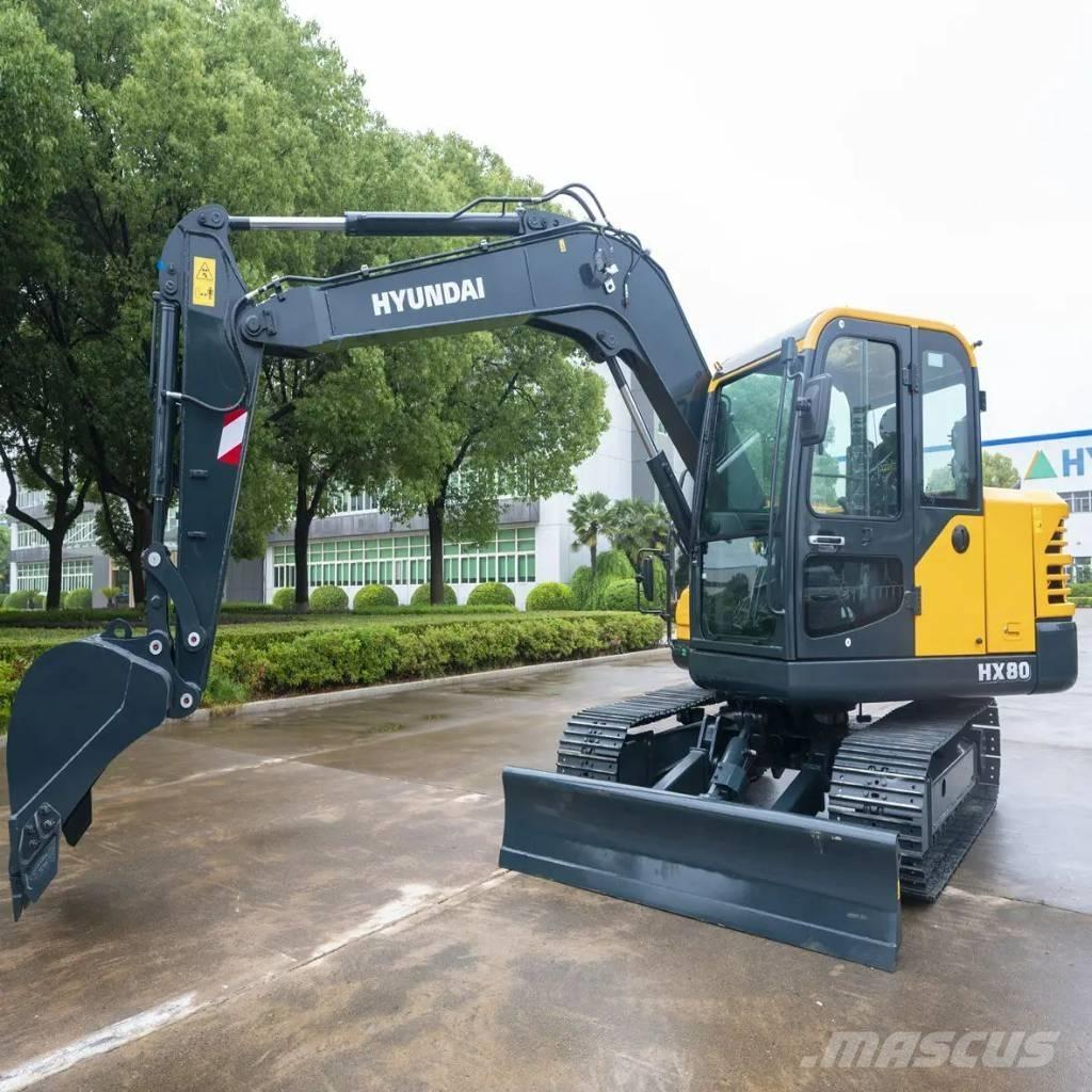 Hyundai HX80 Midigrävmaskiner 7t - 12t