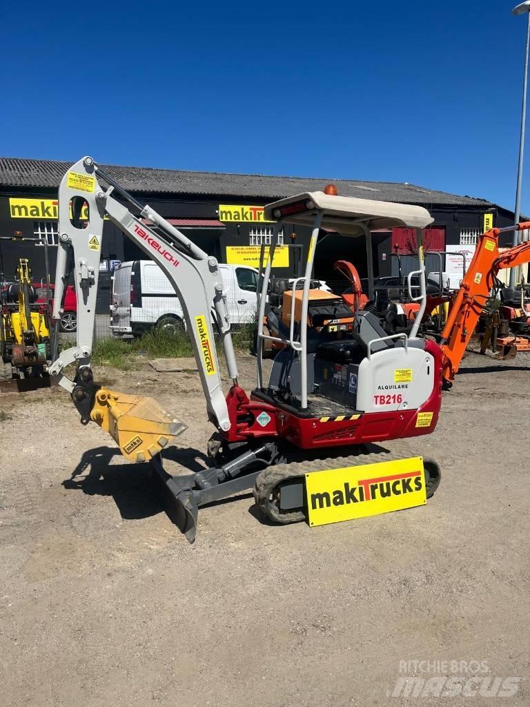 Takeuchi TB216 Minigrävare < 7t