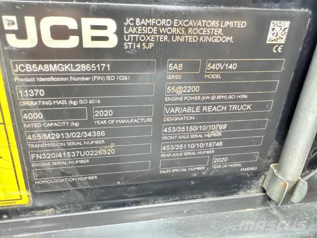 JCB 540-140 Teleskoplastare