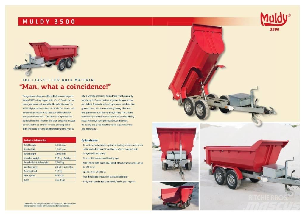  Muldy 3500 Tippsläp