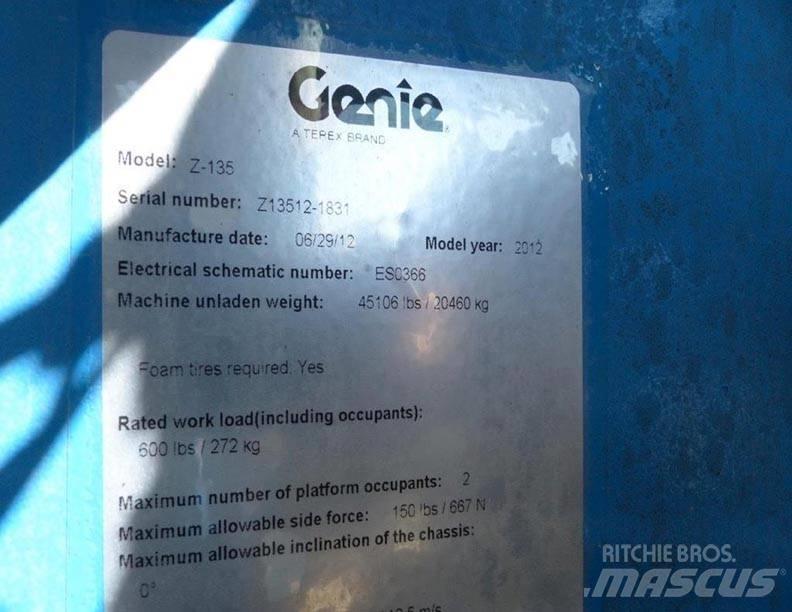 Genie Z135 Bomliftar