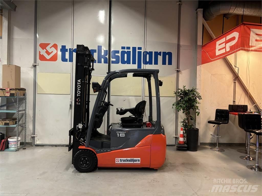 Toyota 8FBET18 Elmotviktstruckar