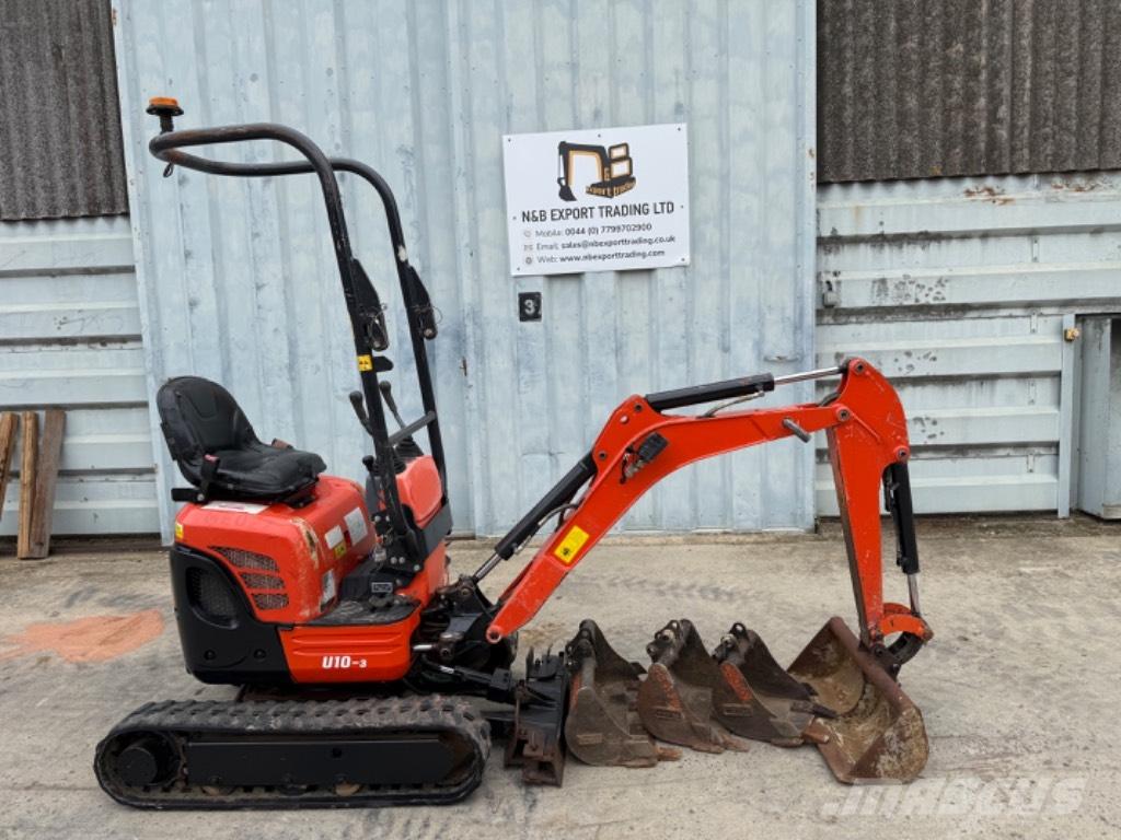 Kubota U 10 Minigrävare < 7t